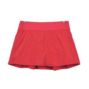 lululemon Pace Rival Skirt 15" Size 6 (Tall) in Scarlet